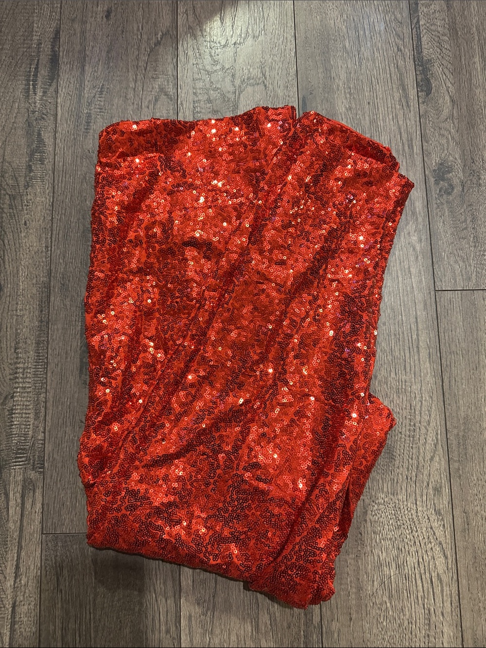 Tipsy Elves Red Sequin Mini Skirt